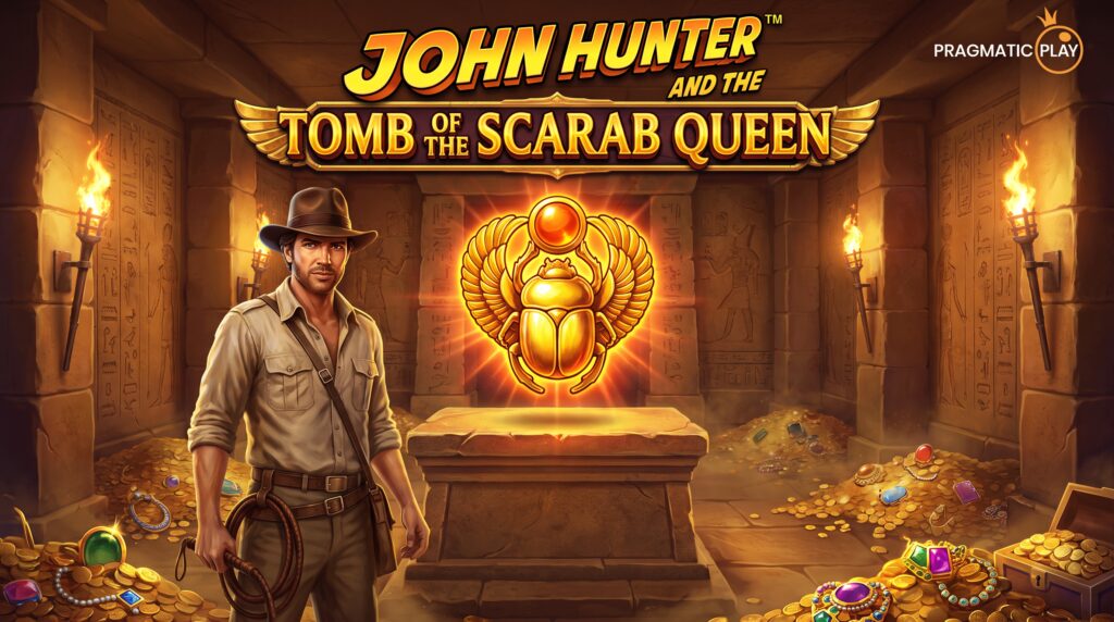 John Hunter and the Tomb of the Scarab Queen स्लॉट - LuckyCove पर समीक्षा